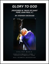 Glory to God from Mass of Saint Pope John Paul II SATB choral sheet music cover Thumbnail